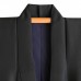 KIMONO HOMME FORMEL NOIR EN SOIE 007-9 (M)